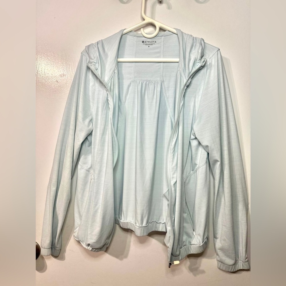 Athleta UPF 50+ full zip hoodie jacket size small - Picture 9 of 13